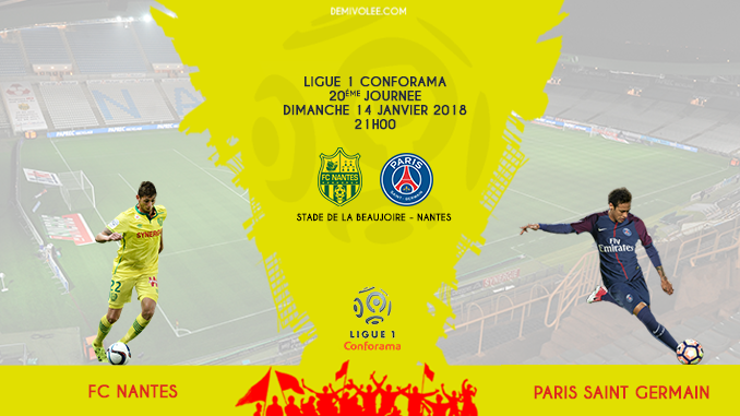 Ligue 1 : FC Nantes - Paris Saint Germain - 21h ...